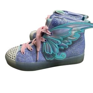 Sketchers Girl's Twi-Lites 2.0 Twinkle Wishes Light Up & Musical Shoes Size 2‎